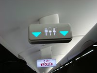 Lampu hijau berarti tidak ada yang menggunakan toilet