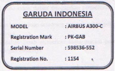 Identification plate Identification plate