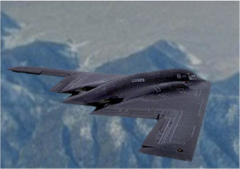 Gambar 2 Flying Wing khusus keperluan militer (B-2 Bomber)
